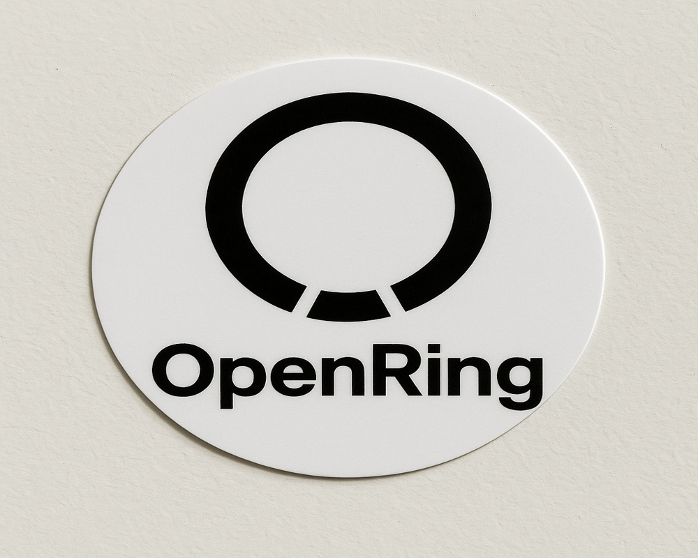 OpenRing 3"x3" Vinyl Sticker